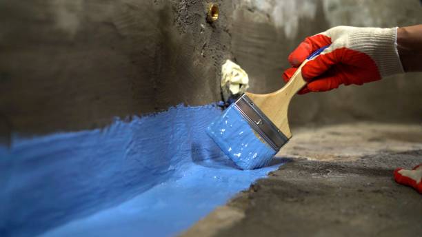 Crawl space vapor barrier installation in Union City, GA